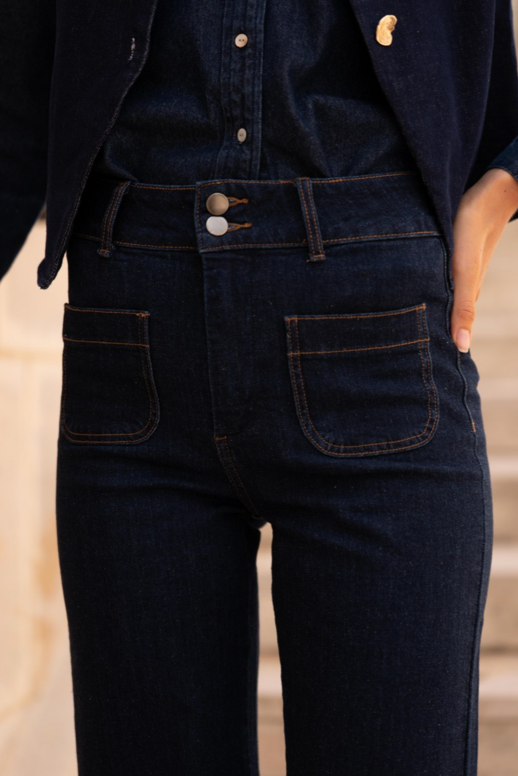 Jeans ELENA brut